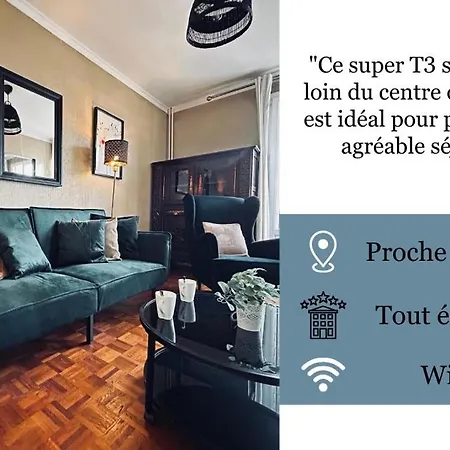 Barbatre Grand T3 Avec Parking Proche Centre-ville Reims