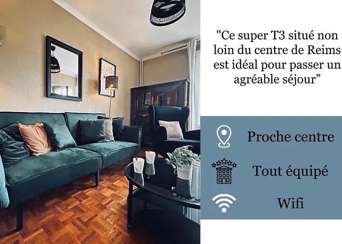 Barbatre Grand T3 Avec Parking Proche Centre-ville Reims